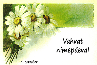 <span>Nimepäev – 4. oktoober</span>